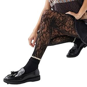 NWT Urban Outfitters Hillary Lace Tight Size M/L Black